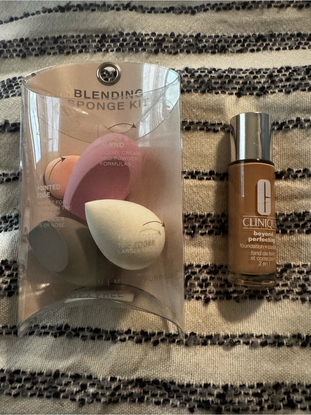 Clinique Beyond Perfecting Foundation & blending brushes.